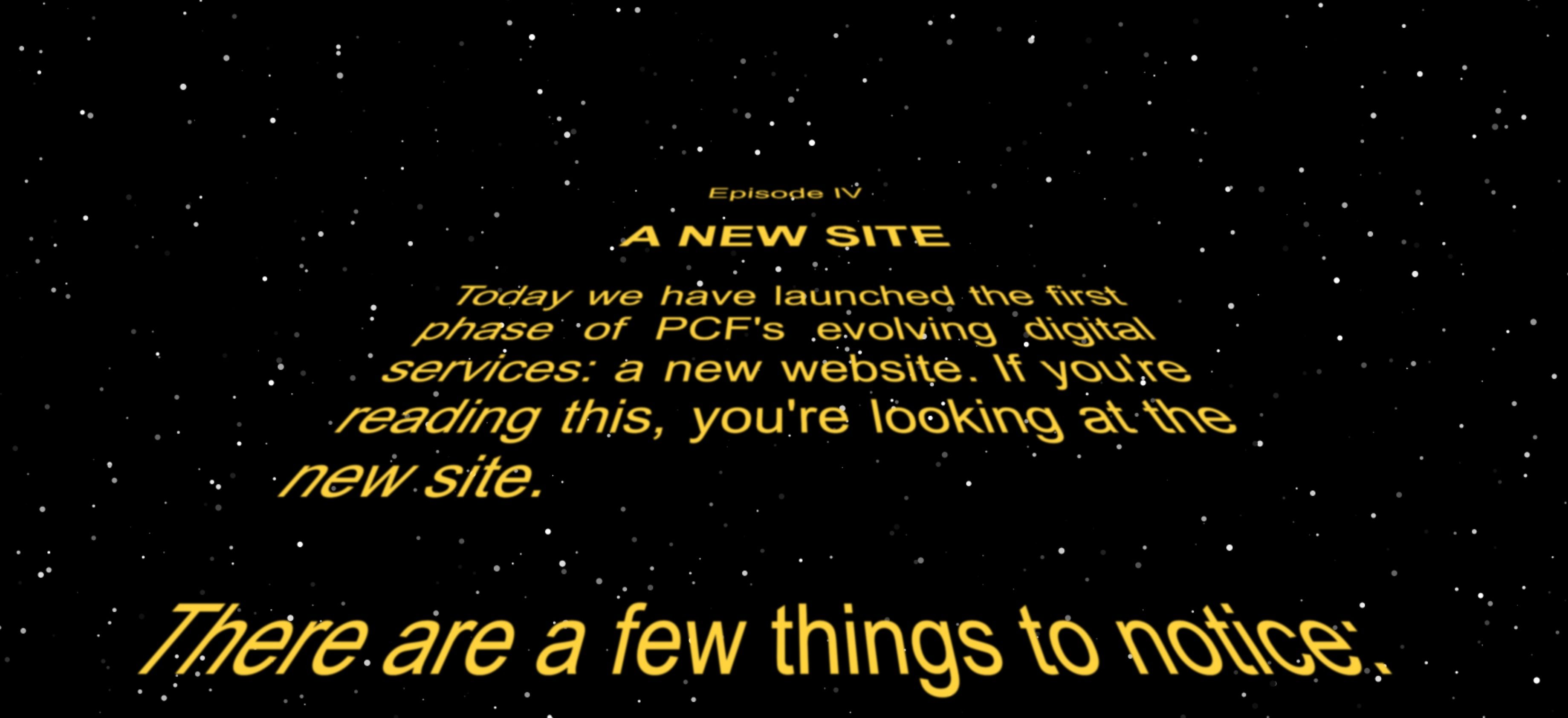 A New Site